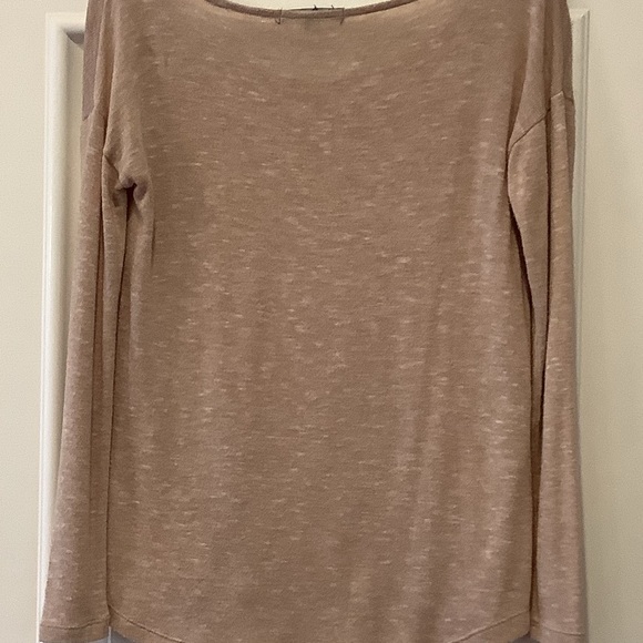 Tally Weijl Cream Lightweight Sweater Top Size XS Long Sleeves Oversized - Picture 2 of 5